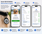 Smart QR-ID Brikke med QR-kode – Hund, katt, nøkler og bagasje Inngravert.no