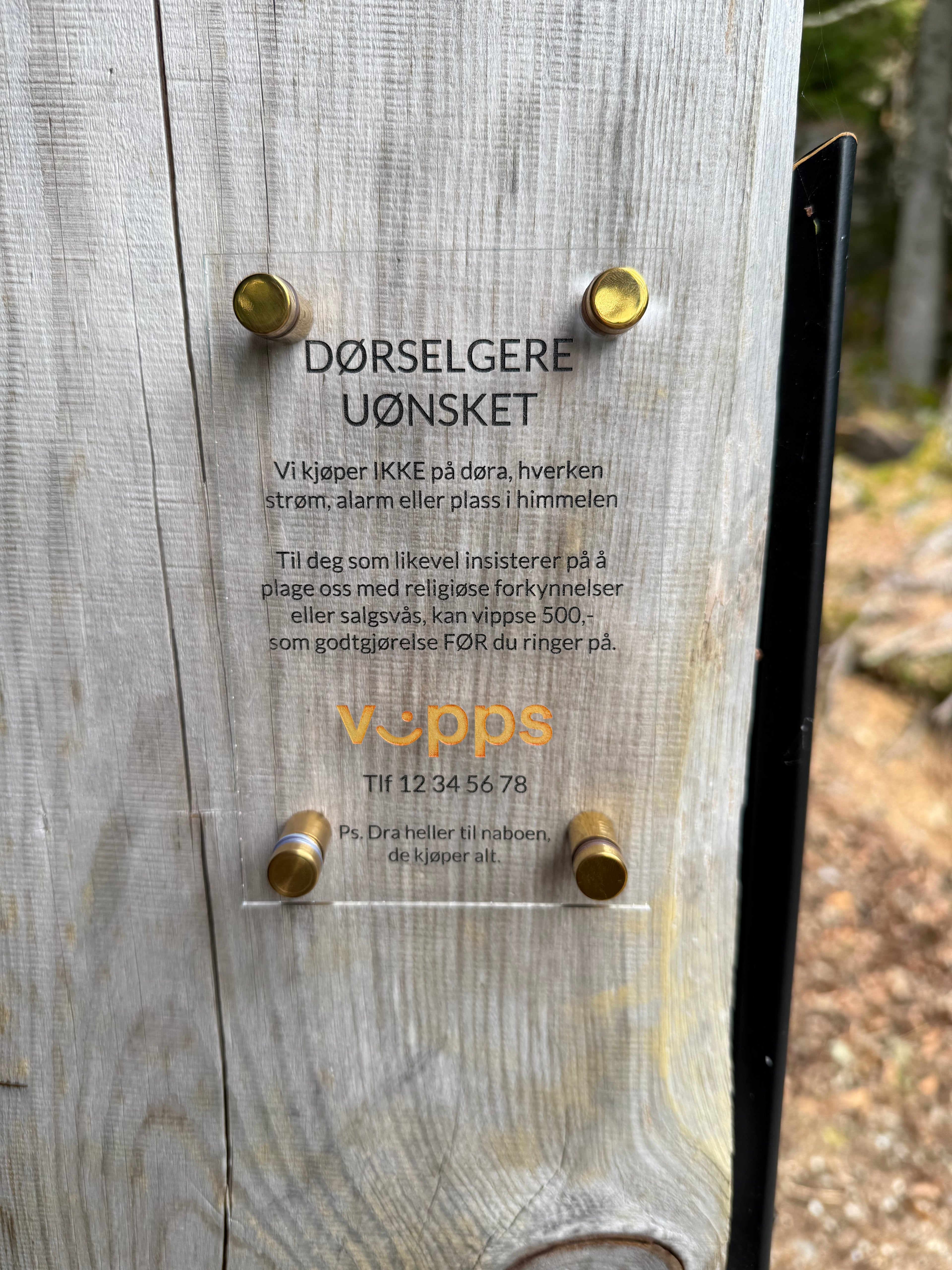 Avstandsstykker i børstet rustfritt stål