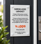 Dørselgere uønsket Inngravert.no